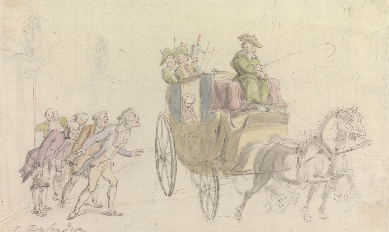 Wakefield helytartója: Egy nemes részvétele alkotó: Thomas Rowlandson