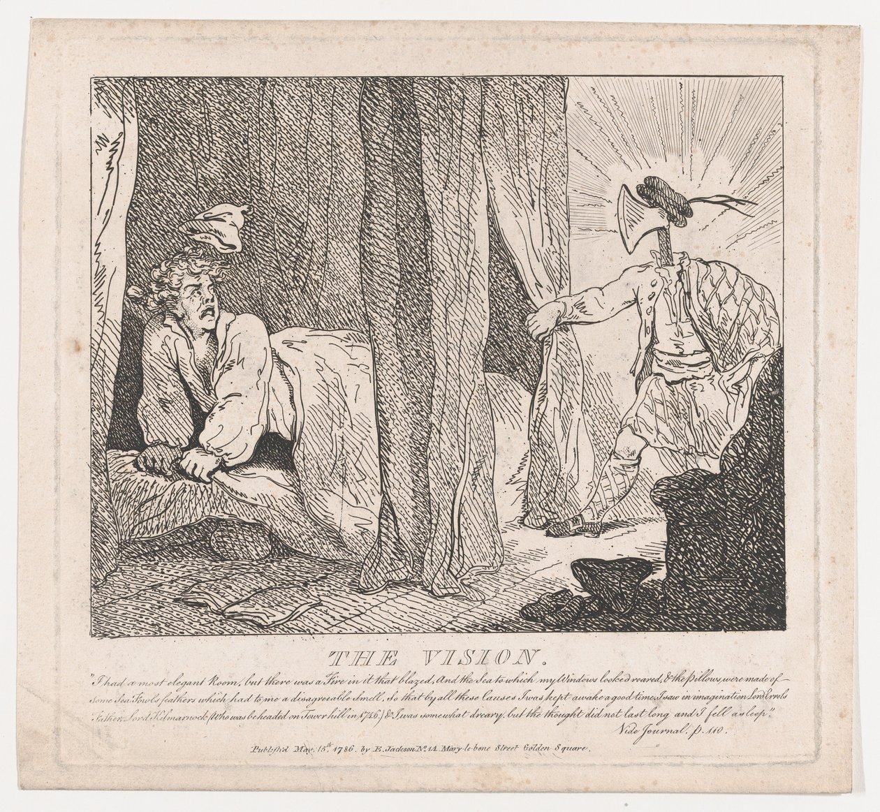 The Vision Festői Boswell szépségei, Második rész, 1786. május 15., 1786. május 15. alkotó: Thomas Rowlandson