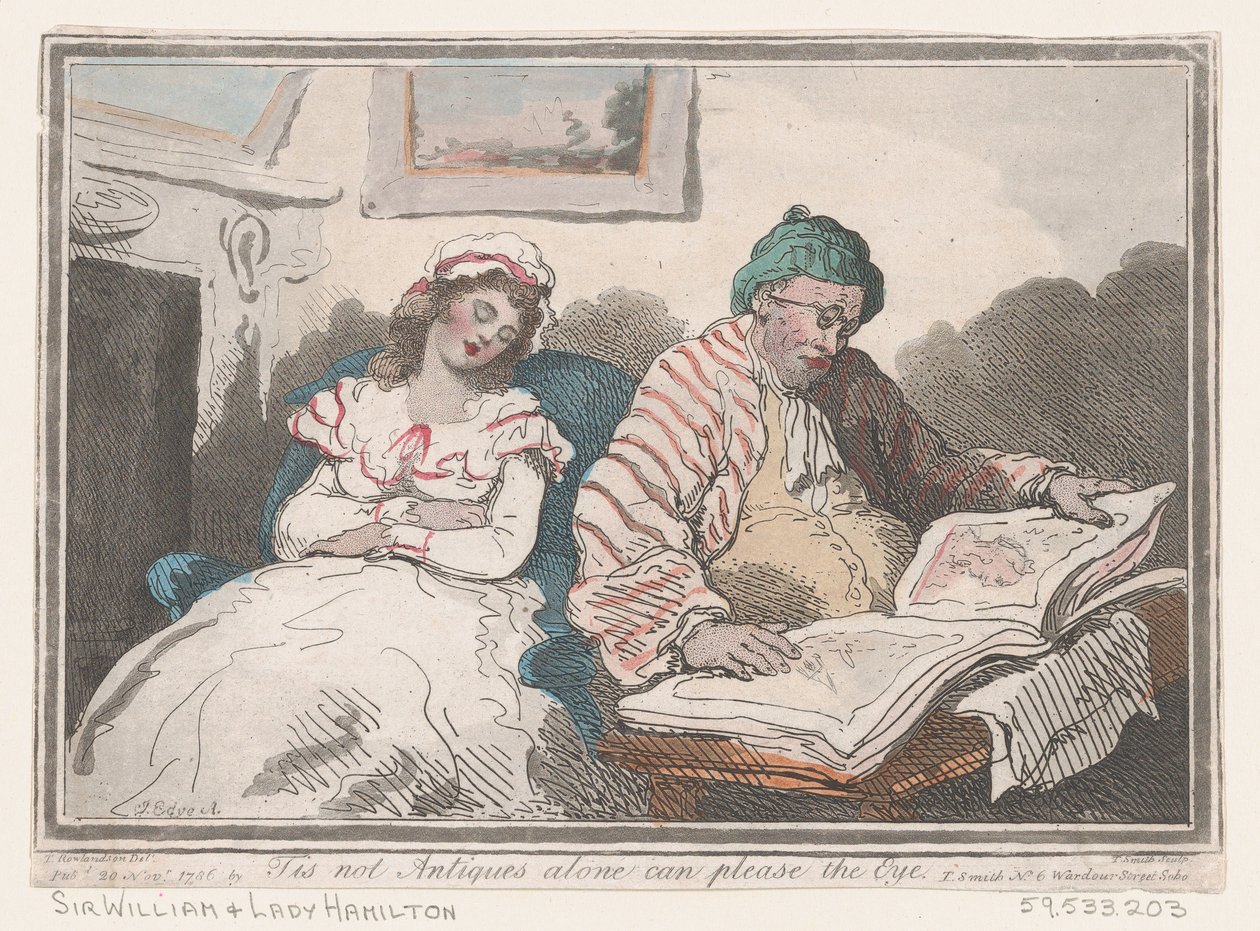 A Tis not Antiques Alone can Please the Eye, or Tastes Differ, 1786. november 20., 1786. november 20. alkotó: Thomas Rowlandson