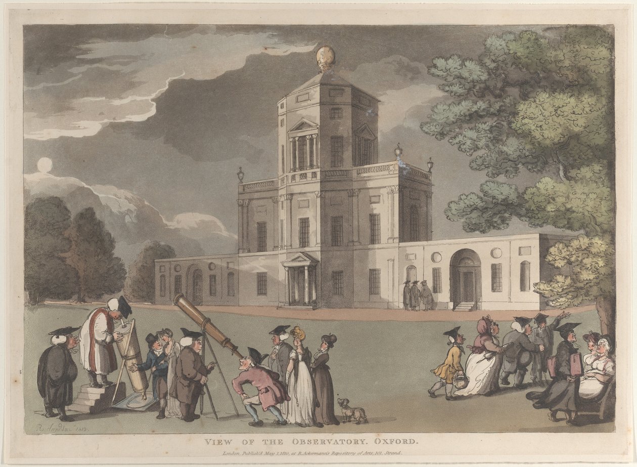 Az Oxford Obford, 1810. május 1., 1810. május 1 -jén. alkotó: Thomas Rowlandson
