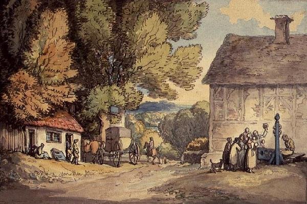 Village Green alkotó: Thomas Rowlandson
