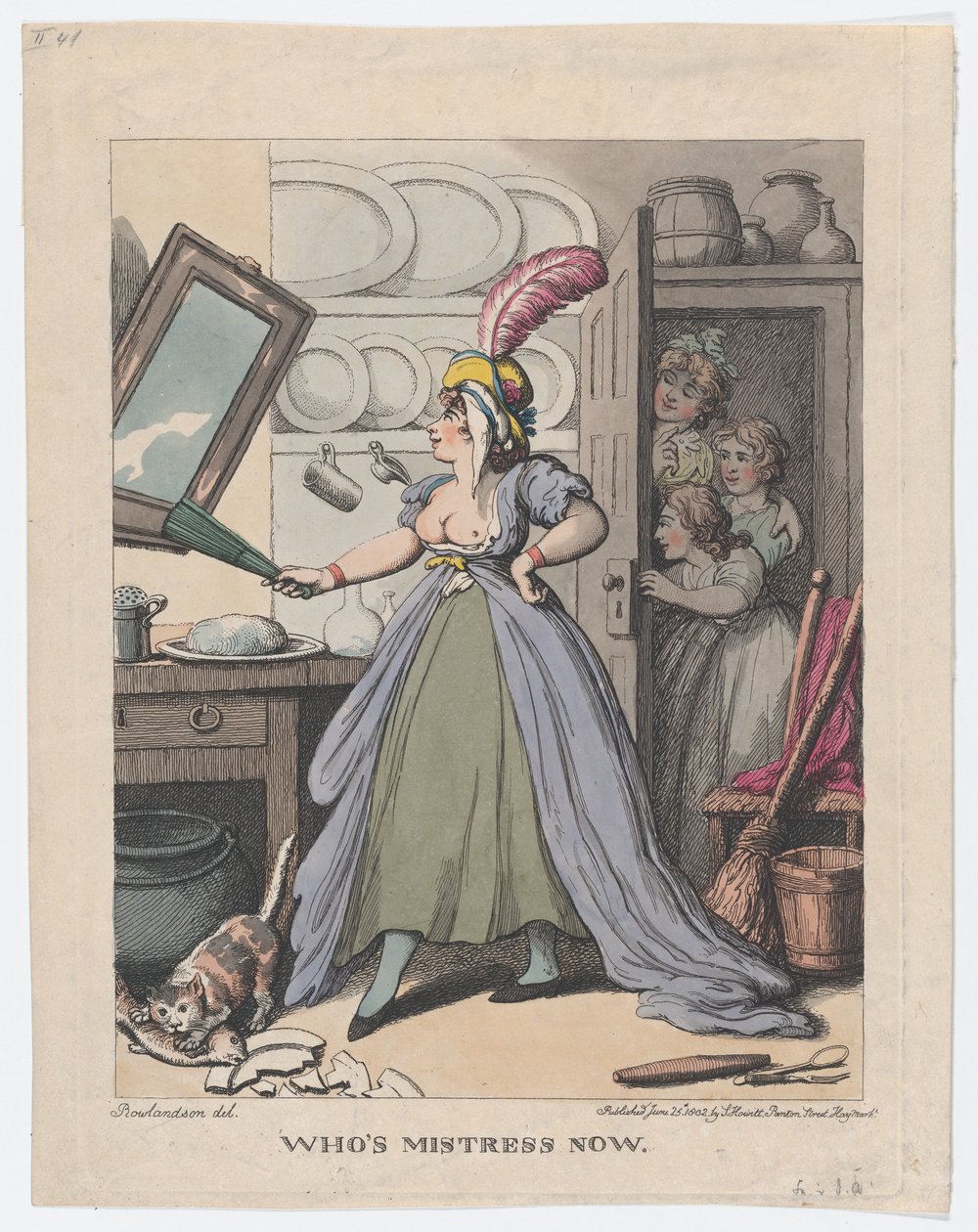 Ki most az úrnő, 1802. június 25., 1802. június 25. alkotó: Thomas Rowlandson