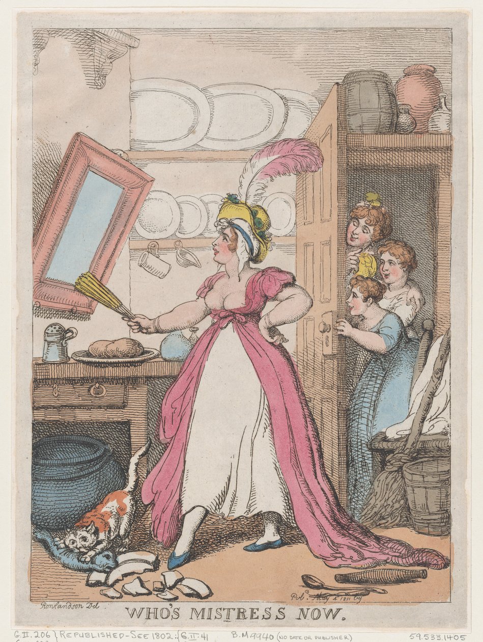 Ki most az úrnő, 1811. május 4., 1811. május 4. alkotó: Thomas Rowlandson