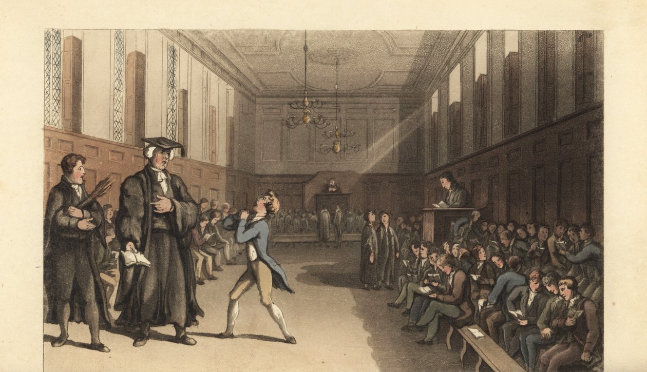 Fiatal diák, aki fiúiskolát végzett alkotó: Thomas Rowlandson