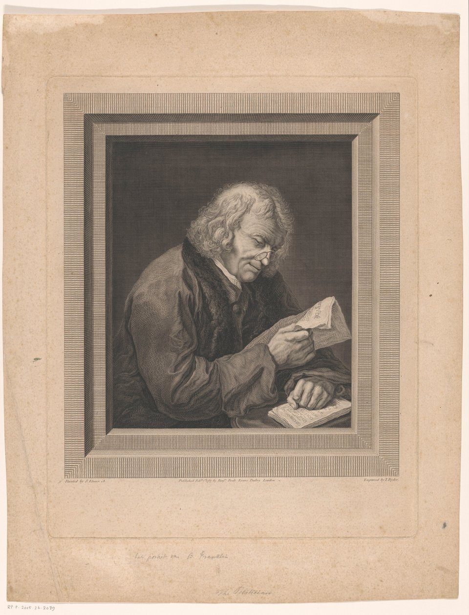 Benjamin Franklin portréja A politikus alkotó: Thomas Ryder (I)
