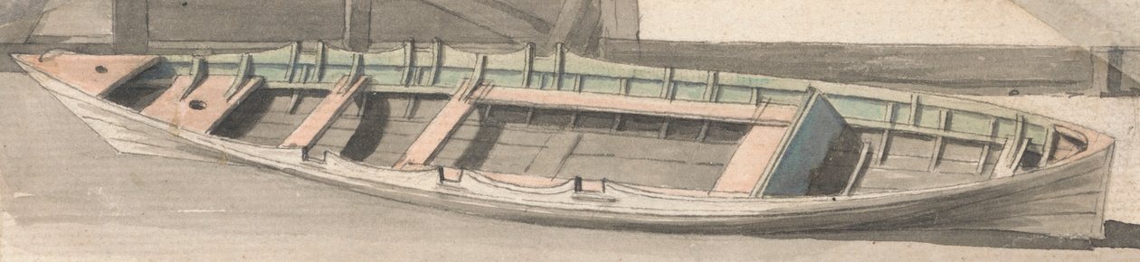 Egy evezős csónak alkotó: Thomas Sandby