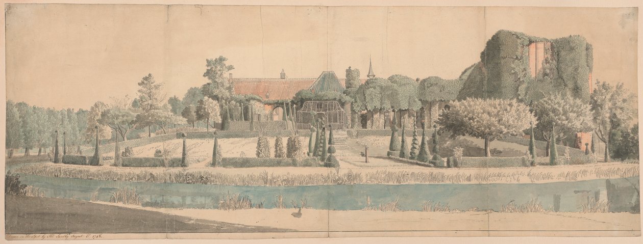 Kilátás a kertre alkotó: Thomas Sandby