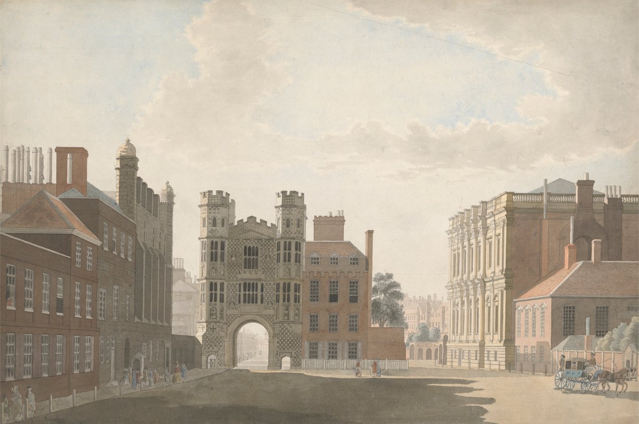 Whitehall bemutatja Holbein kapuját és a banketttermet alkotó: Thomas Sandby