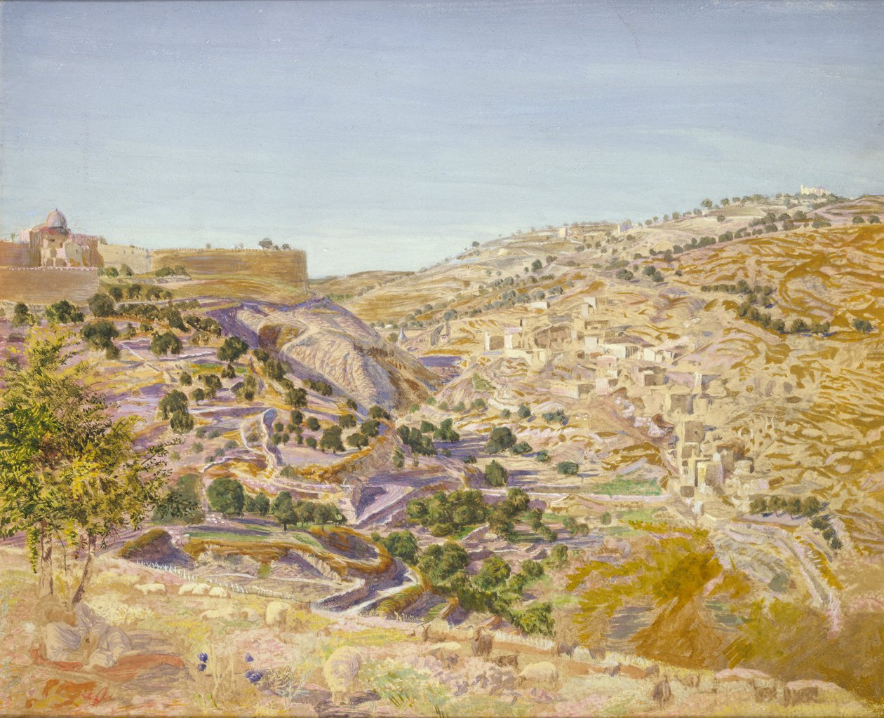 Jeruzsálem látképe, 1854 alkotó: Thomas Seddon