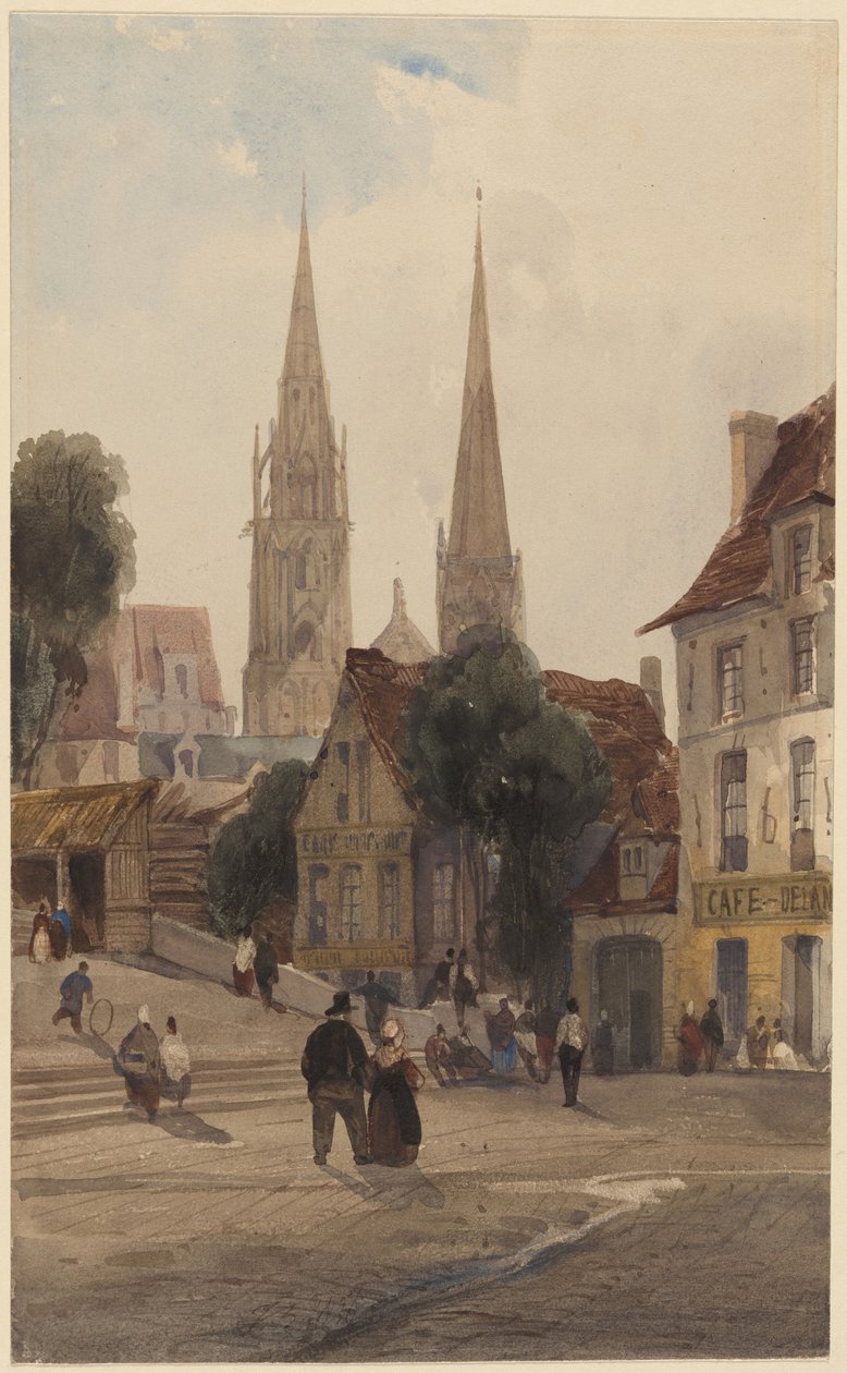 Egy utca Chartres-ban alkotó: Thomas Shotter Boys