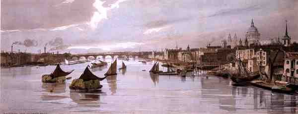 Blackfriars, a Southwark hídról, a 