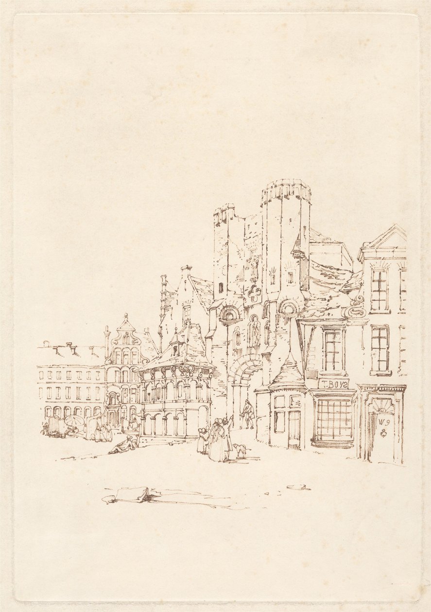 A Flandriai Grófok kastélya, Gent alkotó: Thomas Shotter Boys