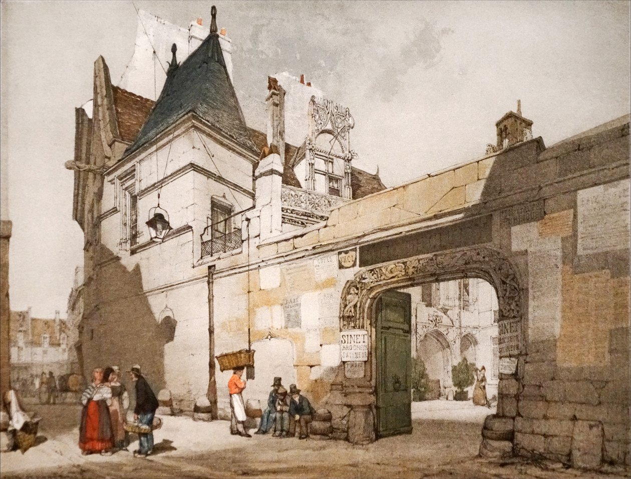 Hotel Cluny, a pálya külső része alkotó: Thomas Shotter Boys