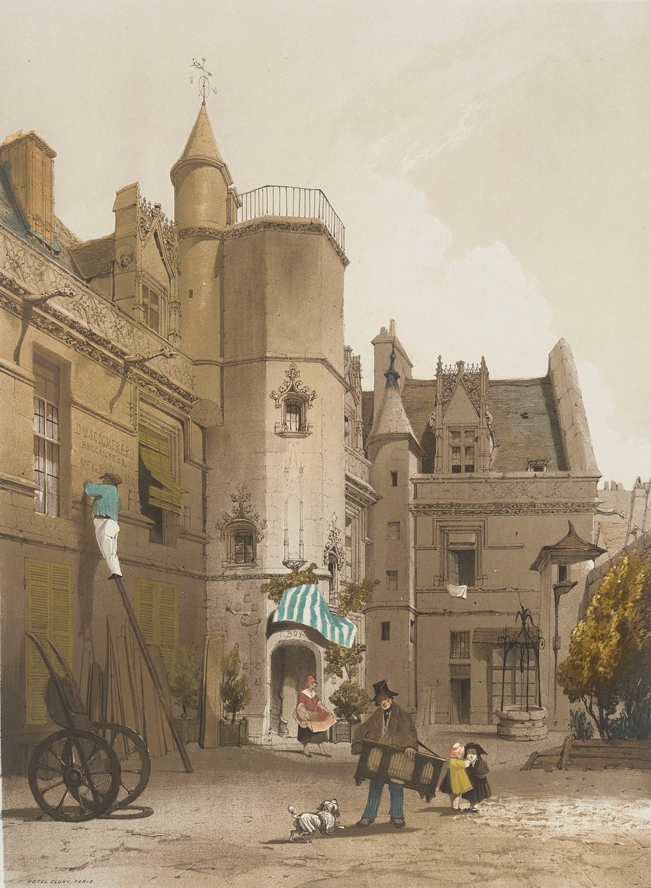 Hôtel de Cluny, Párizs alkotó: Thomas Shotter Boys