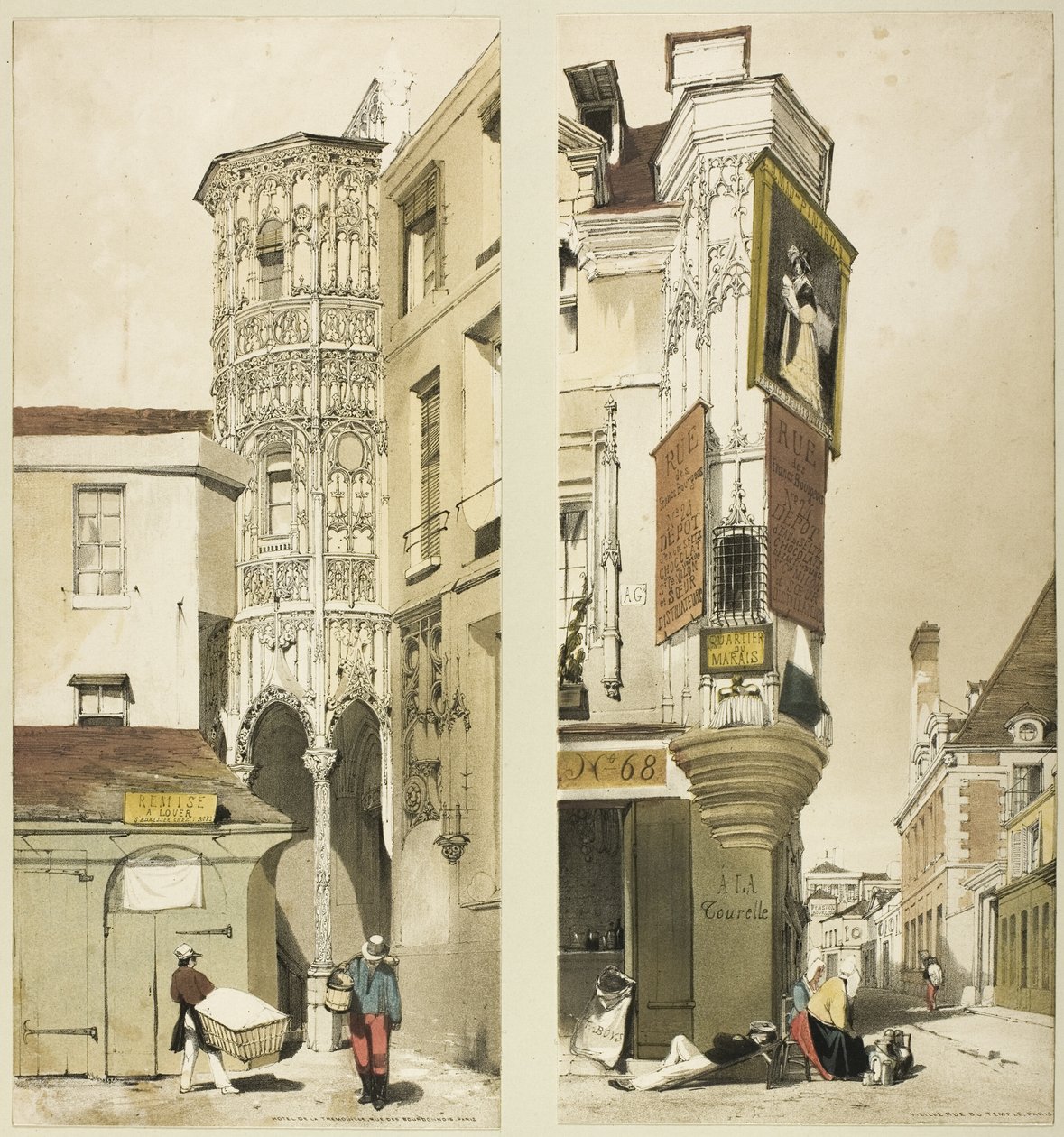 Hotel de la Tremouille, Párizs alkotó: Thomas Shotter Boys