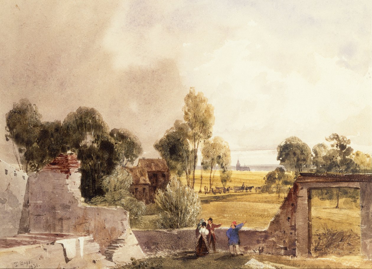 Hougoumont, Waterloo alkotó: Thomas Shotter Boys