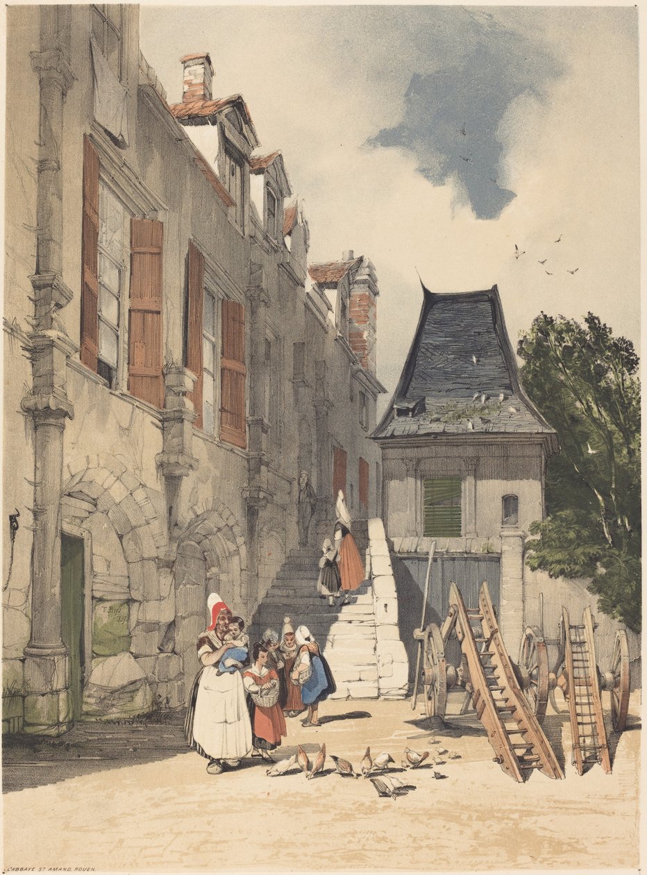 St. Amand apátság, Rouen alkotó: Thomas Shotter Boys