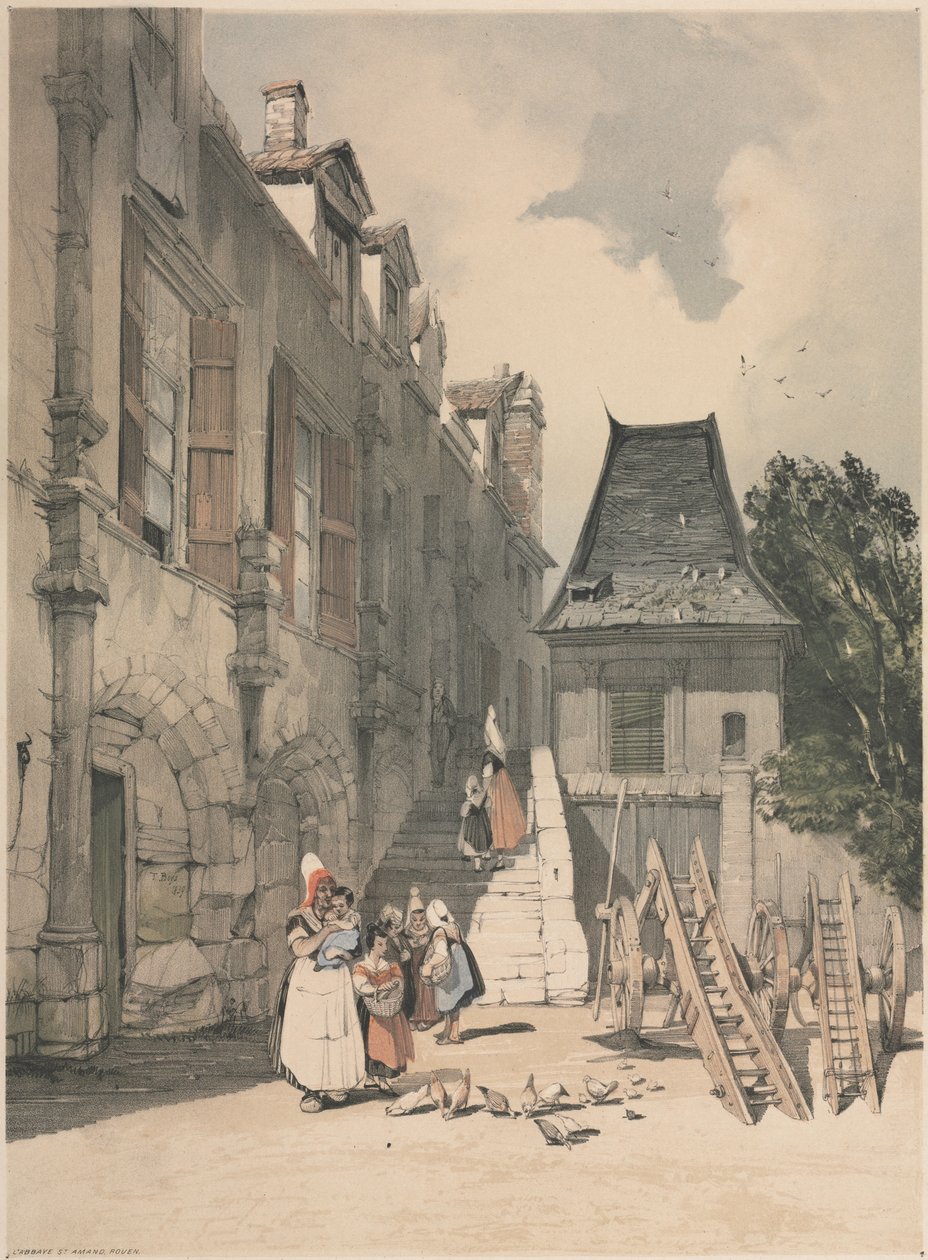 St. Amand apátság, Rouen alkotó: Thomas Shotter Boys