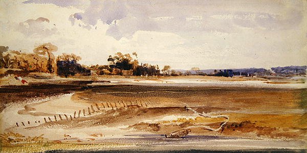 Les Salinieres, Trouville (akvarell, papír) alkotó: Thomas Shotter Boys