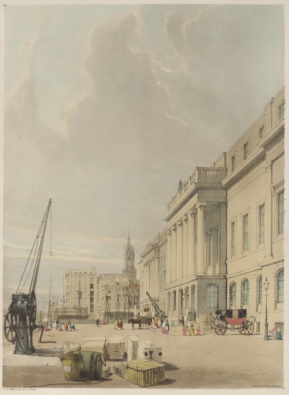 London úgy, ahogy van: Ajtó, A vámház alkotó: Thomas Shotter Boys