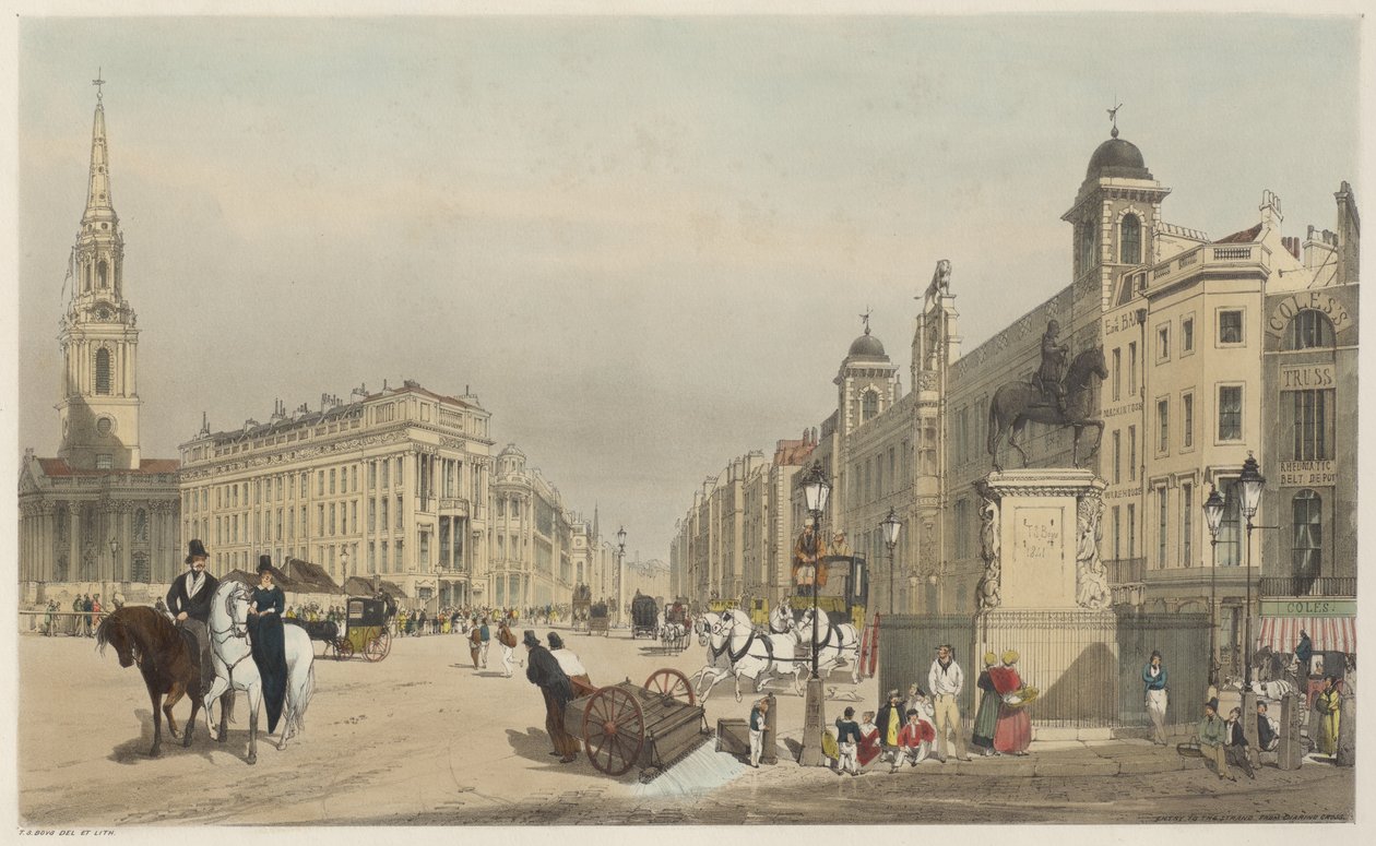 London úgy, ahogy van: bejárat a strandra, a Charing Crosstól alkotó: Thomas Shotter Boys