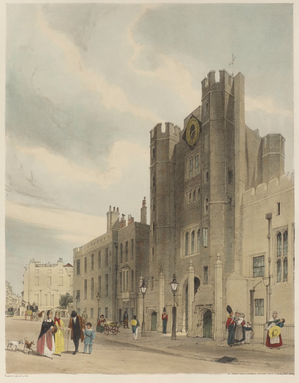 London úgy, ahogy van: az északi fronttól a St. James palotáig, a Cleveland Row-tól alkotó: Thomas Shotter Boys