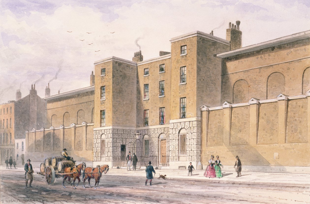 Északi front a Szent Jakab-palotáig, 1850 körül alkotó: Thomas Shotter Boys