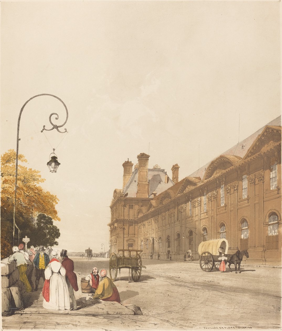 Flora pavilonja, Tuileriák alkotó: Thomas Shotter Boys