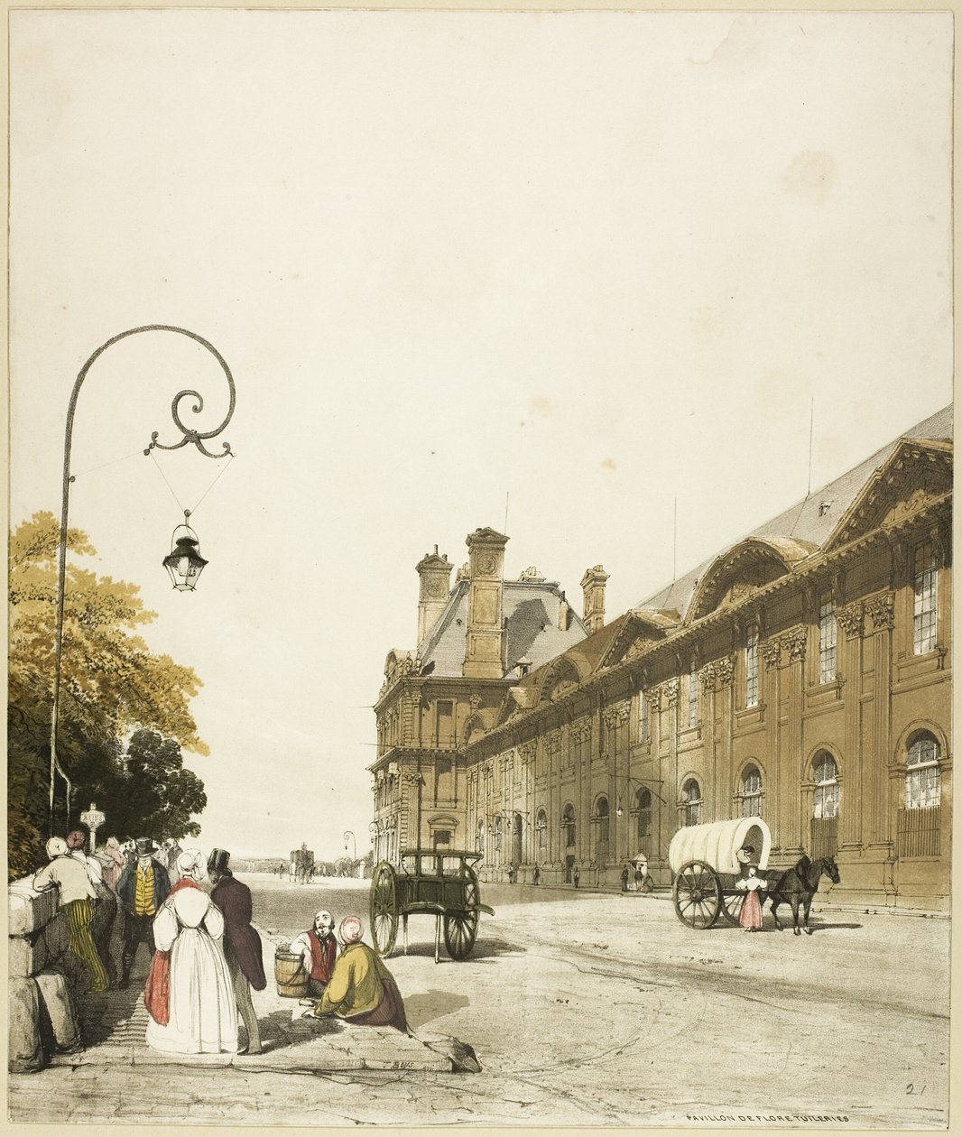 Flora pavilonja, Tuileriák alkotó: Thomas Shotter Boys