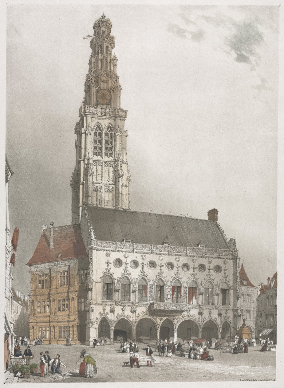 Festői építészet Párizsban, Gentben, Antwerpenben, Rouenben: L