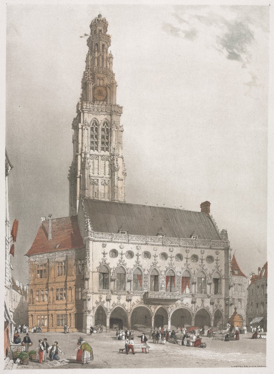 Festői építészet Párizsban, Gentben, Antwerpenben, Rouenben: L
