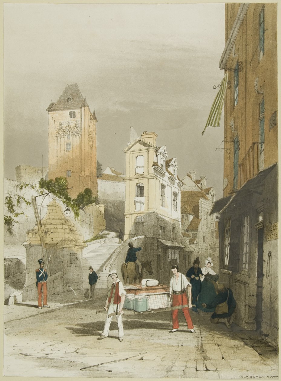 Festői építészet Párizsban, Gentben, Antwerpenben, Touenben stb. alkotó: Thomas Shotter Boys