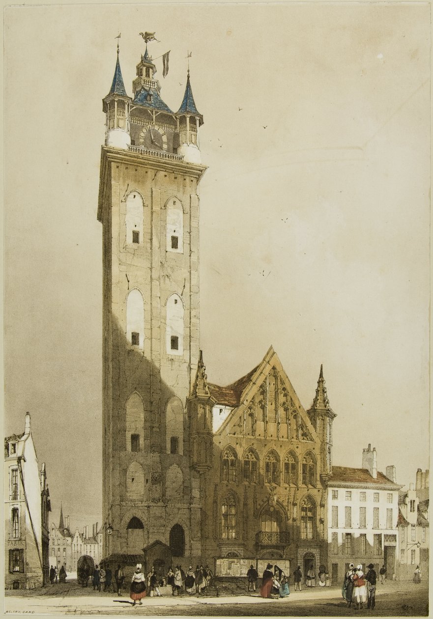 Festői építészet Párizsban, Gentben, Antwerpenben, Touenben stb. alkotó: Thomas Shotter Boys