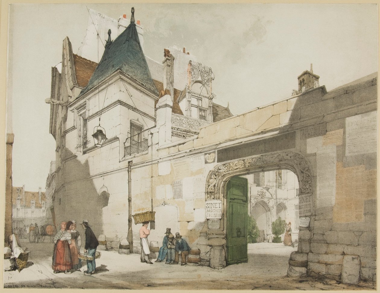 Festői építészet Párizsban, Gentben, Antwerpenben, Touenben stb. alkotó: Thomas Shotter Boys
