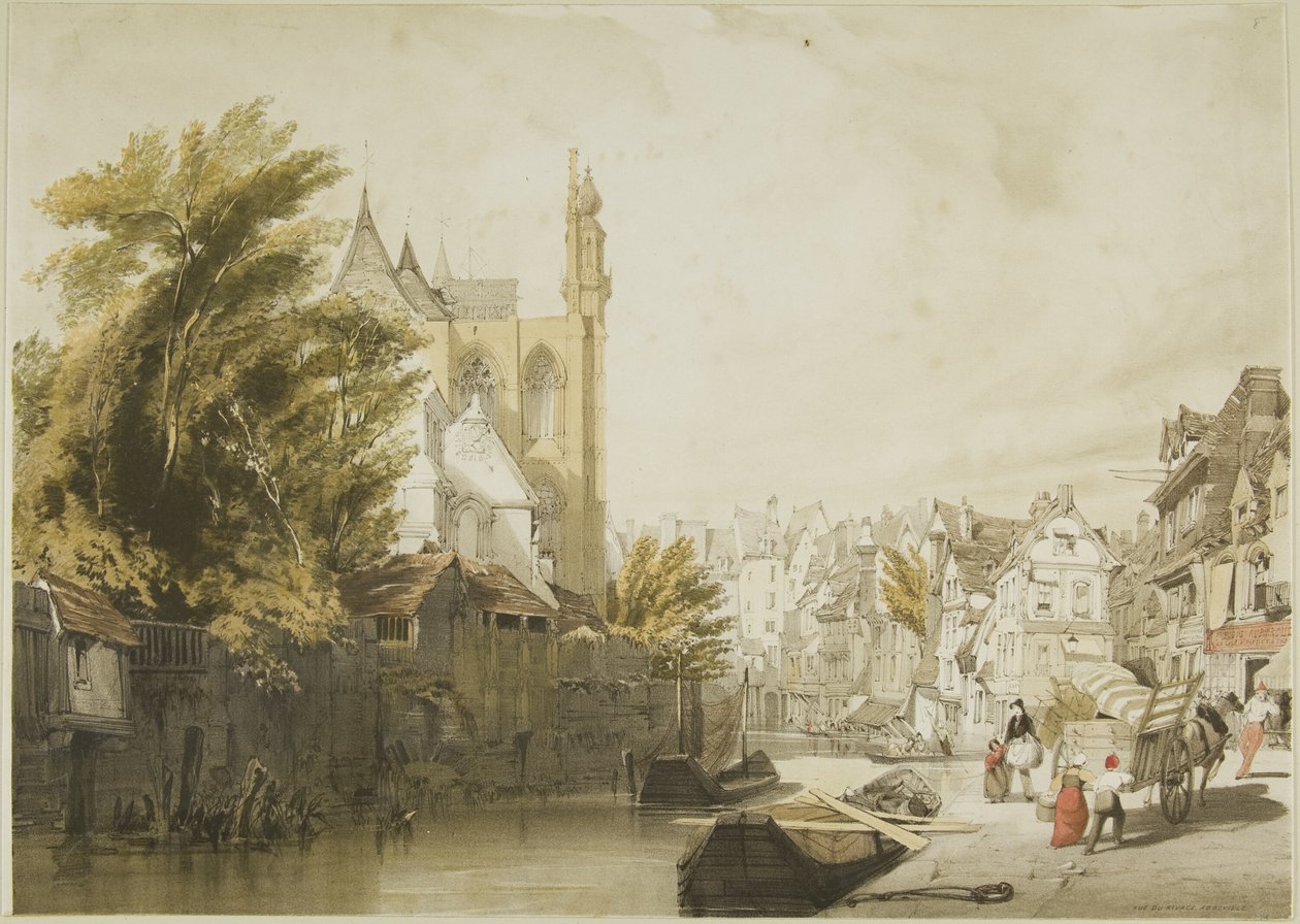 Festői építészet Párizsban, Gentben, Antwerpenben, Touenben stb. alkotó: Thomas Shotter Boys