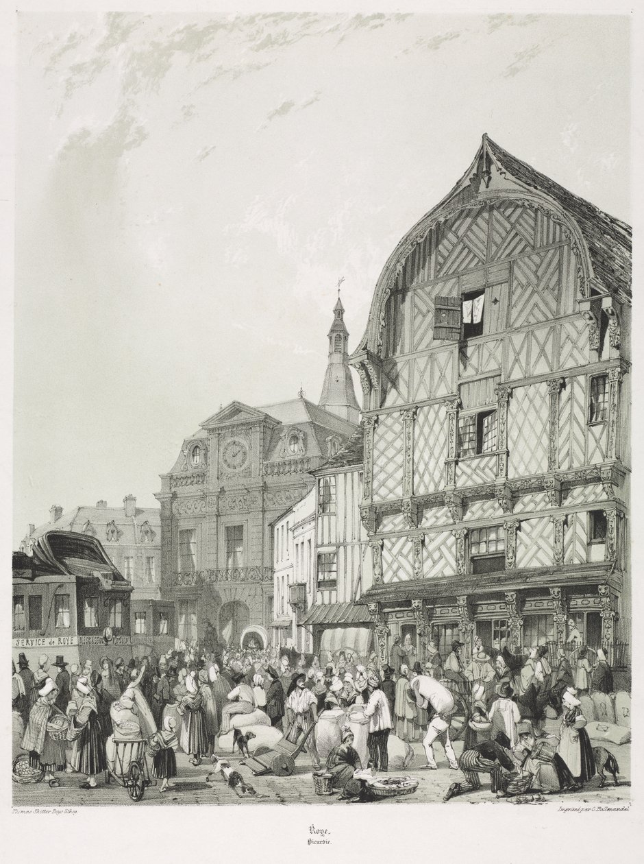 Festői és romantikus utazások a régi Franciaországban, Picardie Vol. 2, 1840. alkotó: Thomas Shotter Boys