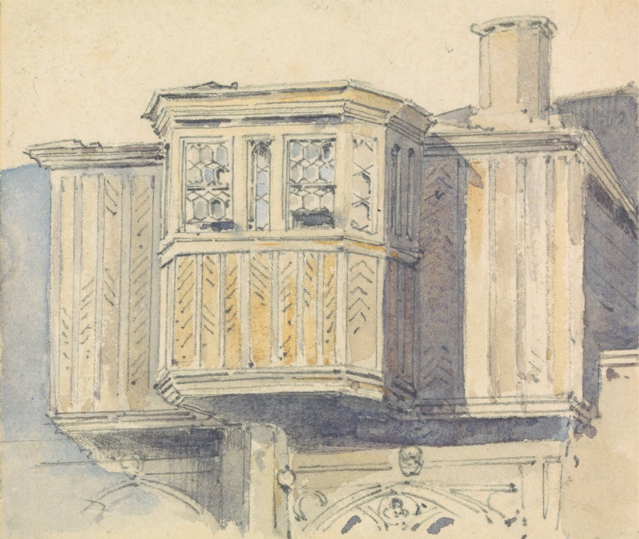 Boleyn Anna királynő szobája, a windsori kastély alkotó: Thomas Shotter Boys
