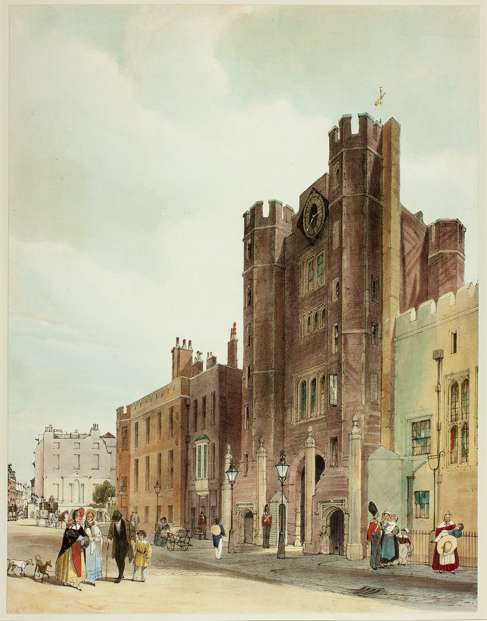 Szent Jakab-palota, 10. tábla az Original Views of London, ahogy van Londonból alkotó: Thomas Shotter Boys