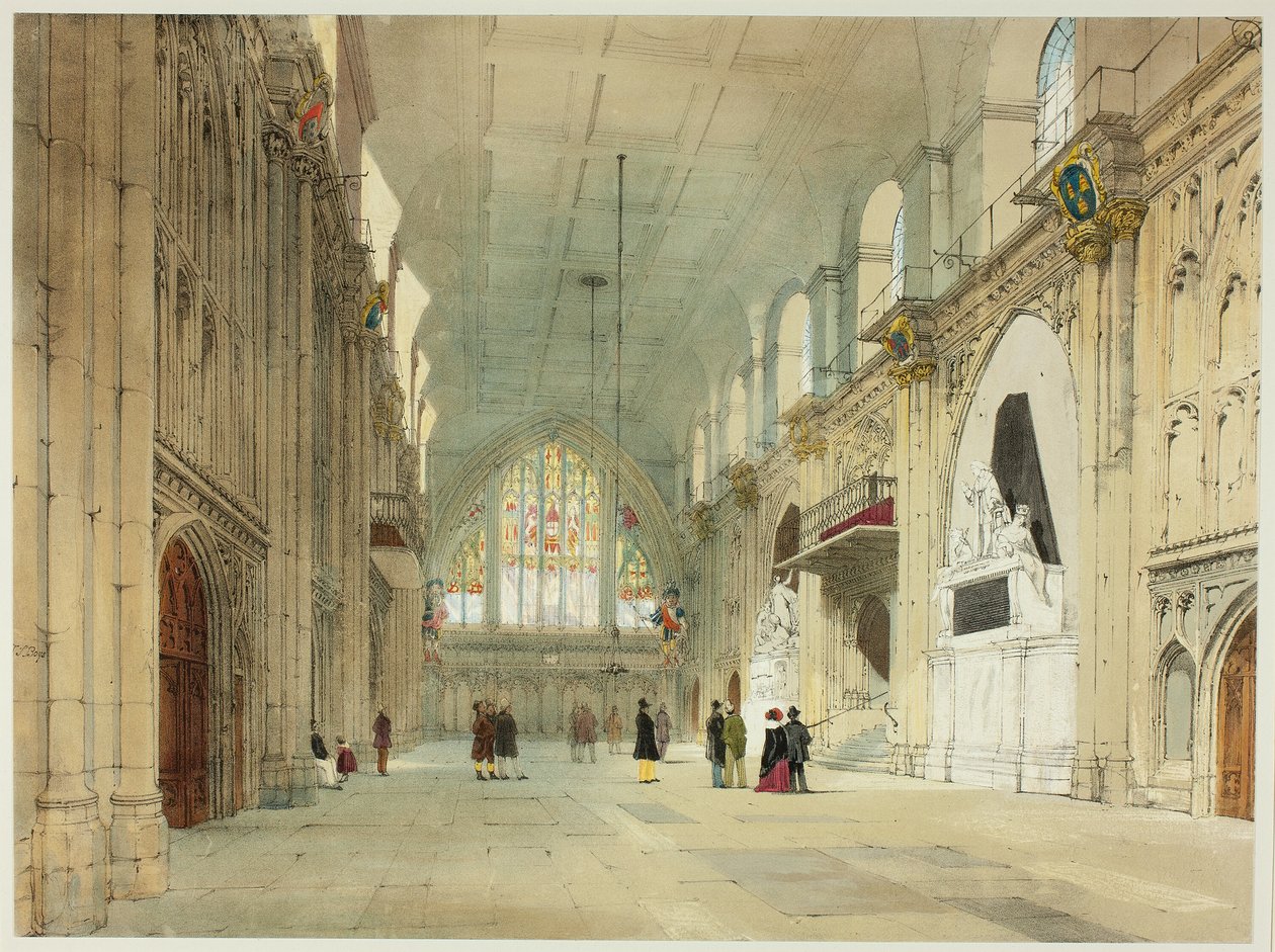 The Guildhall, 25-ös tábla az Original Views of London, as It Is alkotó: Thomas Shotter Boys