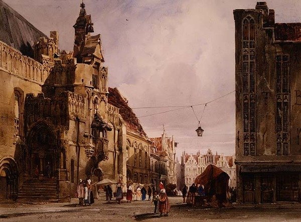 A Hotel de Ville, St. Omer alkotó: Thomas Shotter Boys