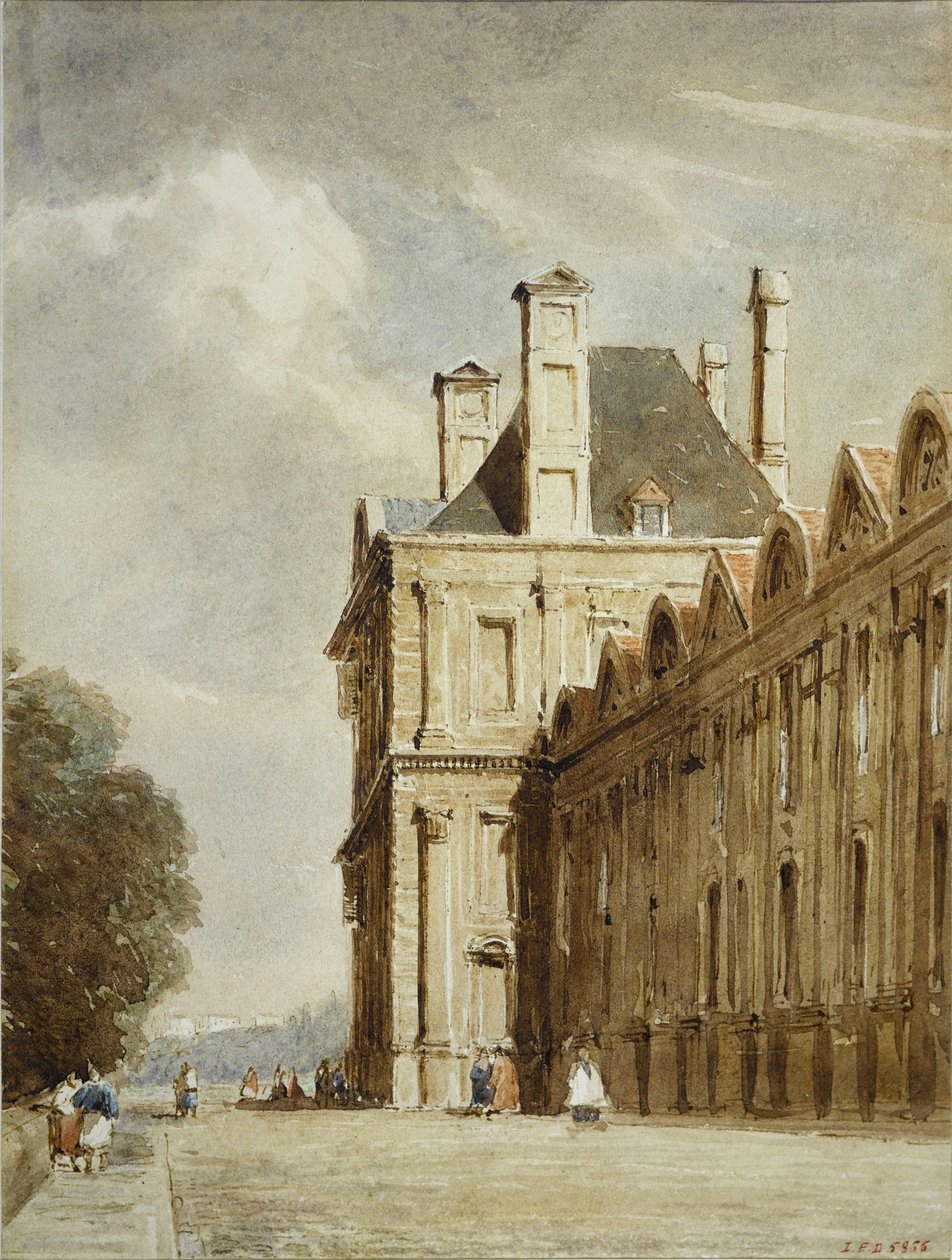 Flore Pavillon, 1835 körül (akvarell) alkotó: Thomas Shotter Boys