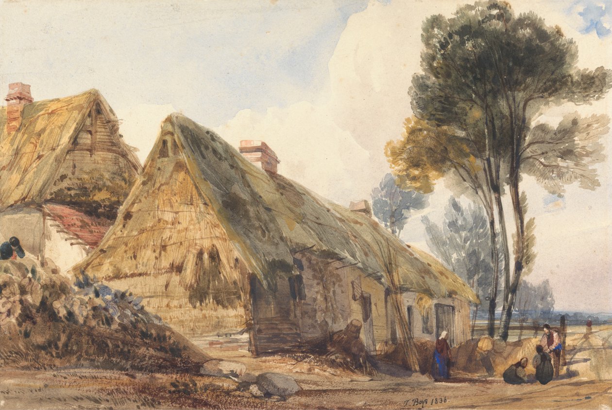 Kilátás a Swiss Cottage-ban, Londonban alkotó: Thomas Shotter Boys