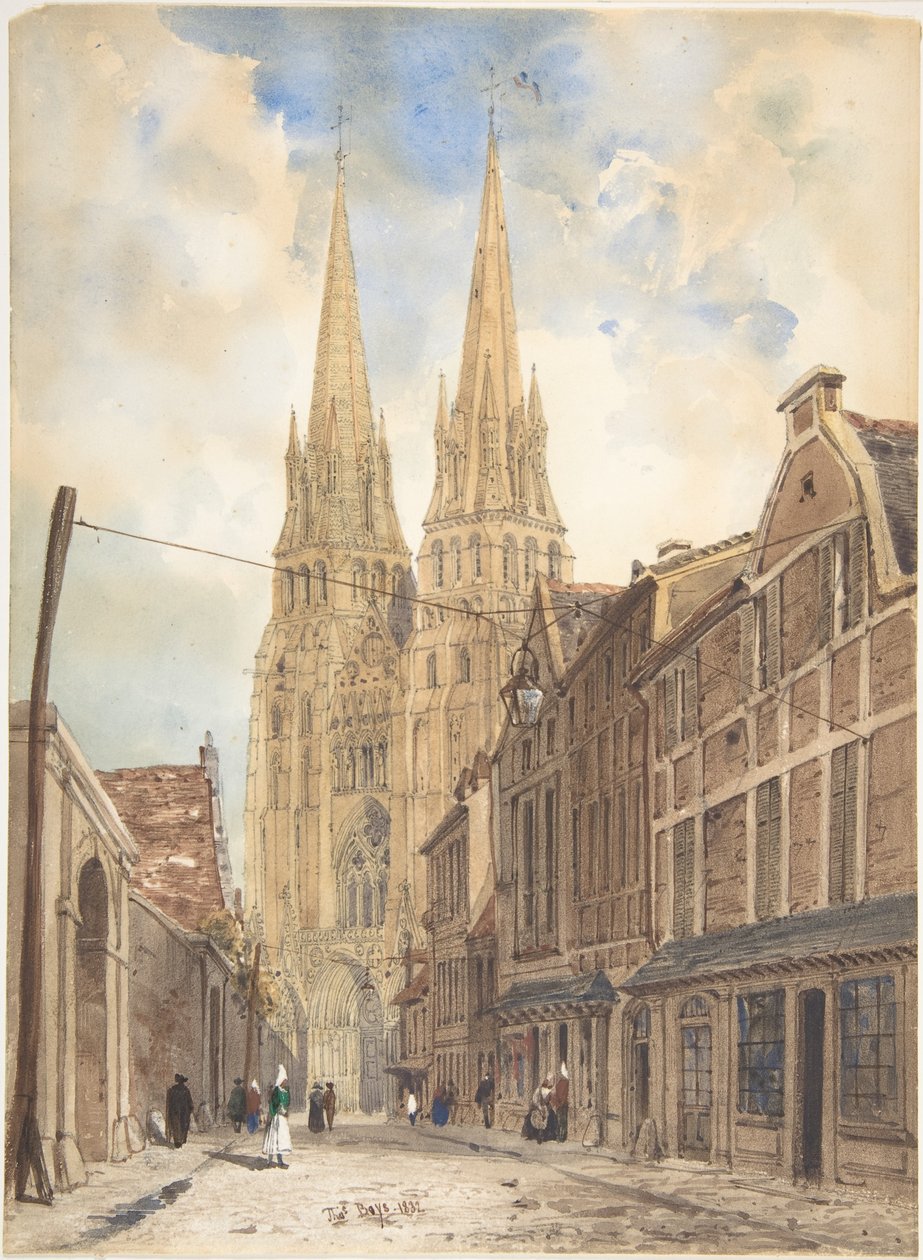Bayeux látképe alkotó: Thomas Shotter Boys