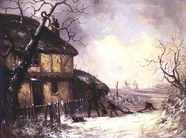 A tűzifa hazahordása alkotó: Thomas Smythe