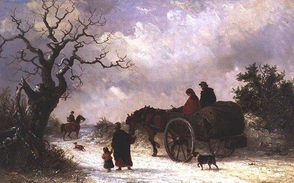 Haza a piacról (olaj, vászon) alkotó: Thomas Smythe