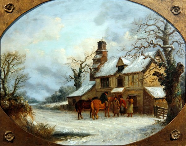 A fogadón kívül (olaj a fedélzeten) alkotó: Thomas Smythe