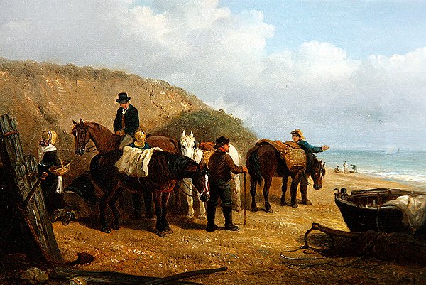 Várom a fogást (olaj, vászon) alkotó: Thomas Smythe