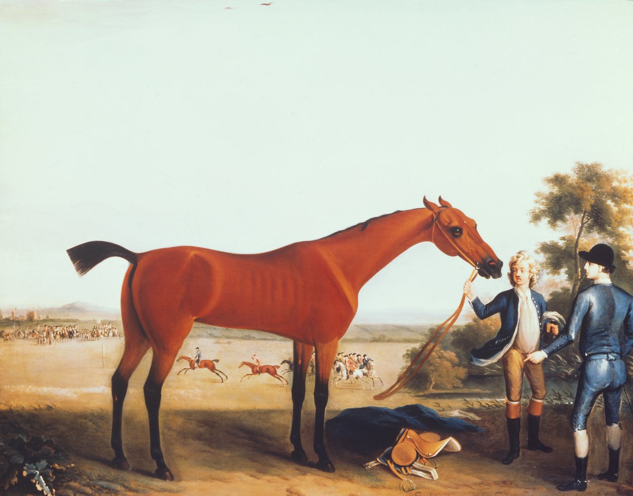 Devonshire hercegének versenylovai, „gyermekei” alkotó: Thomas Spencer