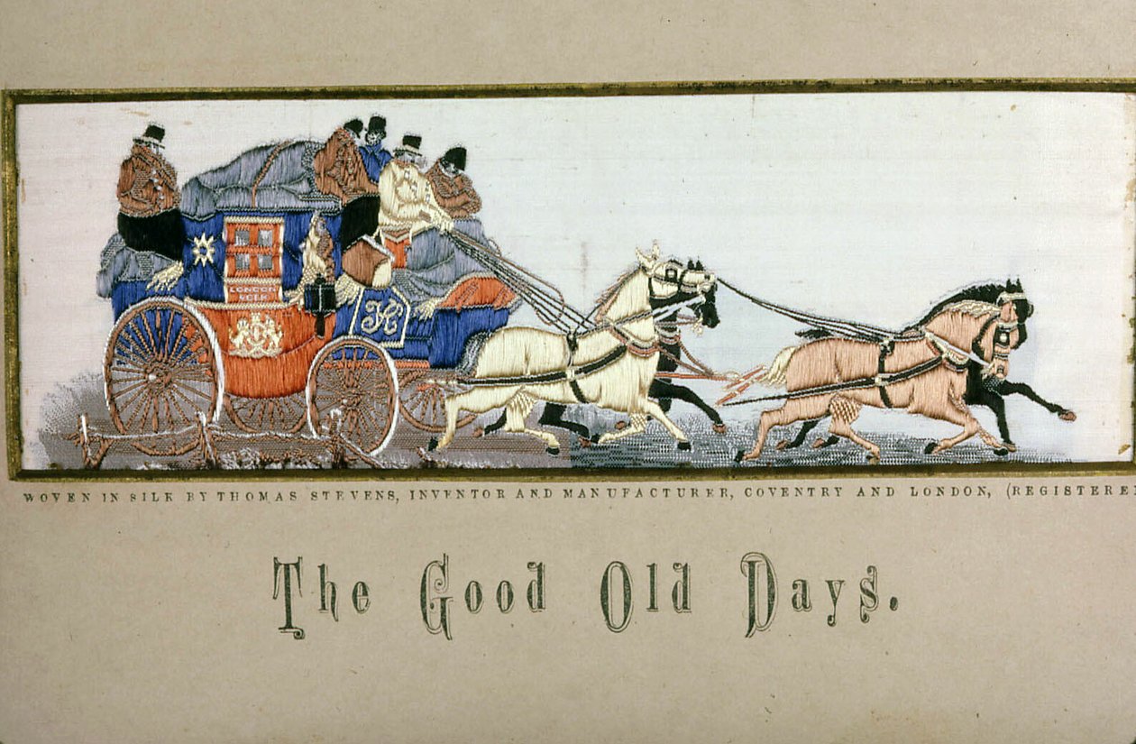 "A régi szép idők" (Royal Mail Coach)" alkotó: Thomas Stevens