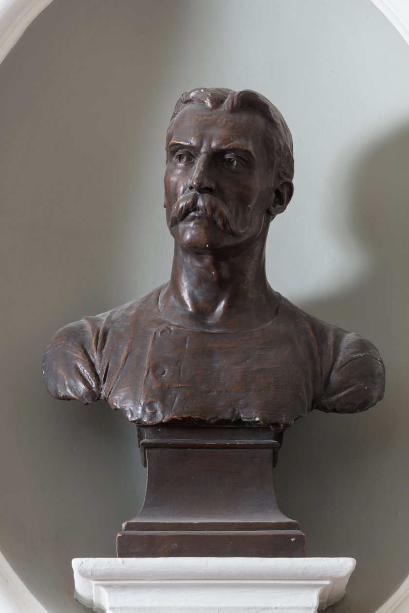 Sir Mervyn Macartney mellszobra, 1899 körül (bronz) alkotó: Thomas Stirling Lee